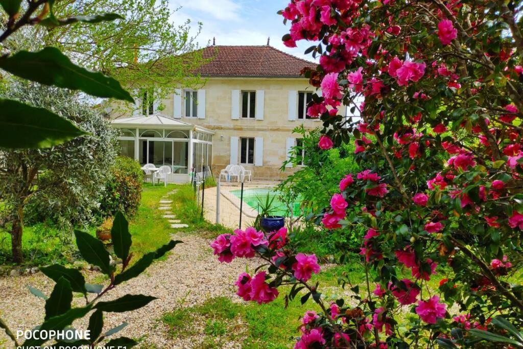 Villa Tizac-De-Lapouyade, Piscine 35 Km De Bordeaux Exterior foto